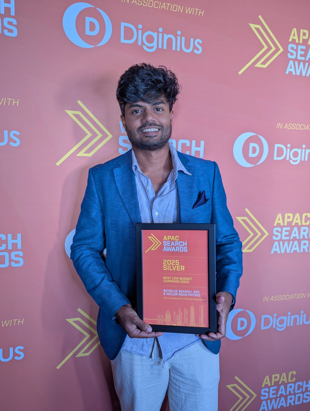 Kuhan Supramaniam at 2025 APAC Search Awards