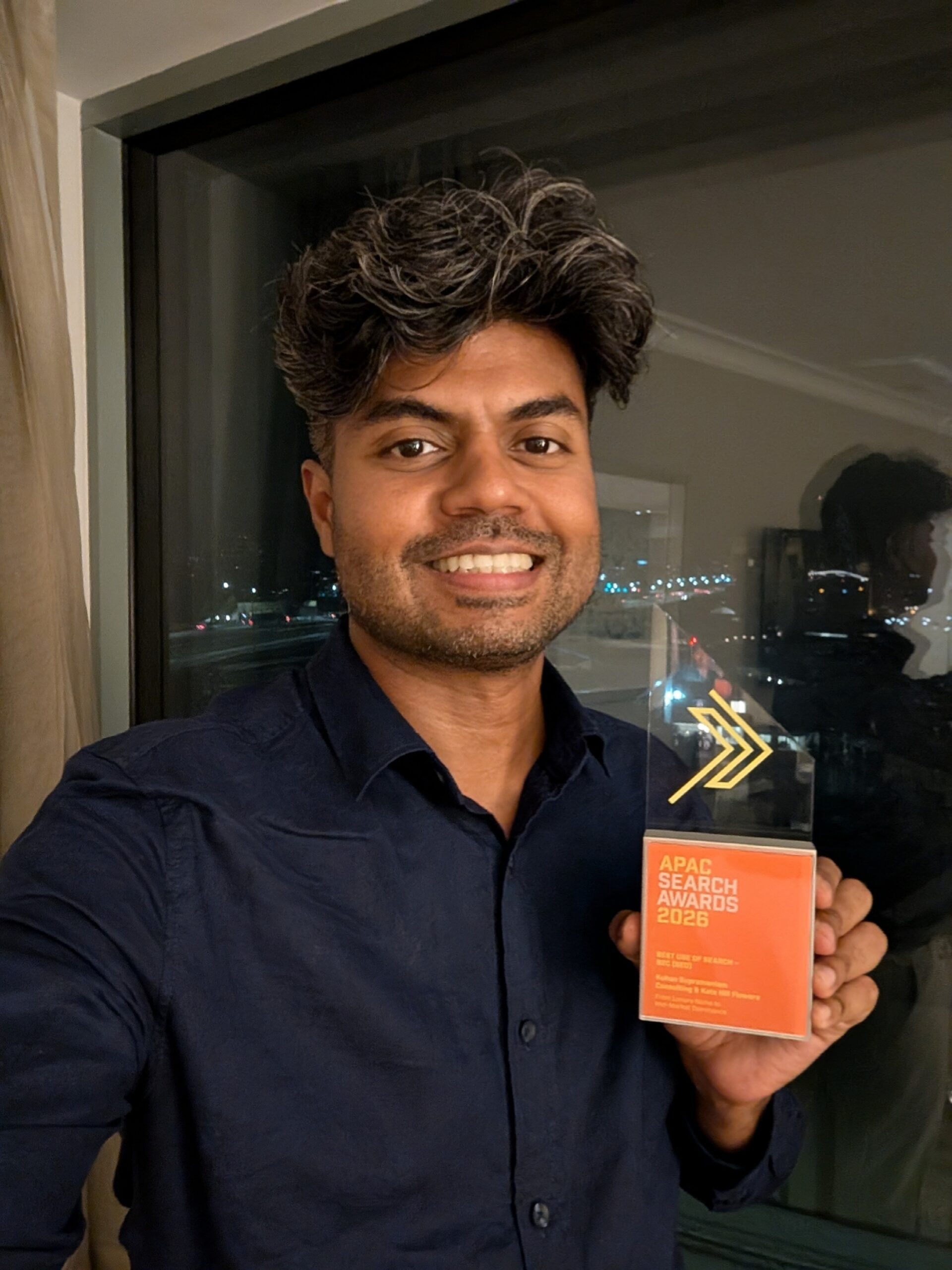 Kuhan at 2026 APAC Search Awards